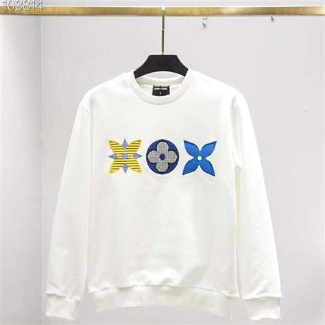 louis vuitton vintage jumper flower print|louis vuitton sweatshirt sale.